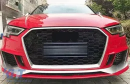 Emprós Profulaktíras katállhlos gia Audi A3 8V Ananéosh (2016-2018) Chátsmpak Sportback RS3 Brilliant Mavros schediasmós-image-6225923