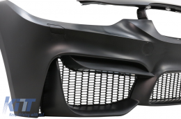 Emprós Profulaktíras katállhlos gia BMW Seirá 3 F30 F31 (2011-2019) Schediasmós M3 me diplés Kagkéla Schédio M Piáno Mavro-image-6028237