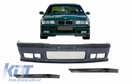 image-45-Emprós Profulaktíras katállhlos gia BMW Seirá 3 E36 (1992-1998) me Aerotomí Diairovmena plaϊná píso fóta Flaps M3 Schediasmós