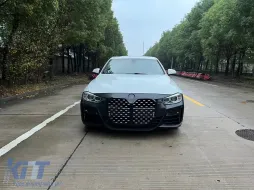 Emprós Profulaktíras katállhlos gia BMW Seirá 3 F30 F31 Non LCI & LCI (2011-2018) Metatropí se G80 M3 Schediasmós Mavro Grília-image-6190290