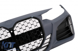 Emprós Profulaktíras katállhlos gia BMW Seirá 4 F32 F33 F36 (2013-2017) Koupé Cabrio Gkran Koupé M4 Schediasmós Mavro Grília-image-6101233