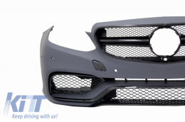 Emprós Profulaktíras katállhlos gia Mercedes E-Class W212 S212 Ananéosh (2013-2016) me ákres exátmishs Píso diachvth gia Athlhtikó Pack Mavro Edition-image-6053543