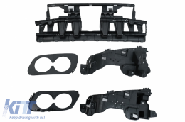 Emprós Profulaktíras katállhlos gia Mercedes C-Class W205 S205 (2014-2018) Kentrikí grília me Píso diachvth kai Ákroi Exatmíseon C63 Schediasmós-image-6078752