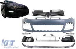 Emprós Profulaktíras katállhlos gia VW Golf 6 VI (2008-2013) R20 Look-image-6128141