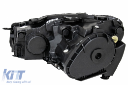 Emprós Profulaktíras katállhlos gia VW Golf VI 6 (2008-2013) GTI Look with Fanária Emprós Golf 7 3D LED Proboleís Hméras (DRL) Schédio U LED Flow Turning Light Red Stripe GTI-image-6101193