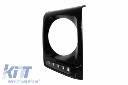 Emprós Profulaktíras Mavro Kalvmmata fóton LED Proboleís Hméras (DRL) gia Mercedes G W463 89+ G65 Look-image-6031147