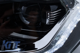 Emprós Profulaktíras me Fanária Emprós LED pou réoun Dunamikó diadochiká Fotismós strofís katállhla gia VW Golf VI 6 MK6 (2008-2013) R20 Schediasmós With PDC-image-6052379