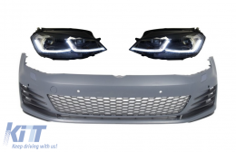 image-51-Emprós Profulaktíras me Fanária Emprós LED Diadochiká Dunamikó Fotismós strofís katállhla gia VW Golf VII 7 5G (2013-2017) GTI Look