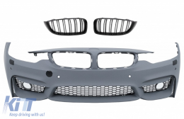 image-75-Emprós Profulaktíras me Kagkéla Piáno Mavro katállhlos gia BMW Seirá 4 F32 Koupé F33 Cabrio F36 Gkran Koupé (2013-2017) M4 Schediasmós