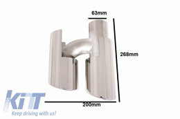 Emprós Profulaktíras me Ákroi Exatmíseon katállhlo gia PORSCHE 970 Panamera (2010-2013) Tovrmpo/GTS Schediasmós-image-6053756