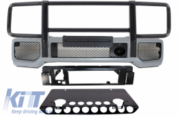 image-56-Emprós Profulaktíras Skid Plate Off Road Mavro Profulaktíras tvpou BullBar katállhlo gia Mercedes G-class W463 (1989-2017)
