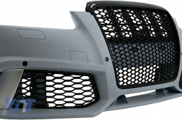 Emprós Profylaktíras gia Audi A6 C6 4F Sedan Avant 2004-2010 RS6 Look HoneyComb Grilles-image-6067843