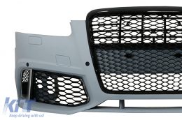 Emprós Profylaktíras gia Audi A6 C6 4F Sedan Avant 2004-2010 RS6 Look HoneyComb Grilles-image-6067845