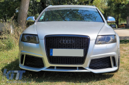 Emprós Profylaktíras gia Audi A6 C6 4F Sedan Avant 2004-2010 RS6 Look HoneyComb Grilles-image-6107906