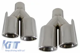 image-21-Endrohre Auspuff für BMW E46 E90 F30 E60 F10 E92 E93 M3 M5 M-Power Look