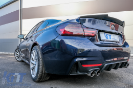 Endrohre Auspuff für BMW E46 E90 F30 E60 F10 E92 E93 M3 M5 M-Power Look-image-6075486