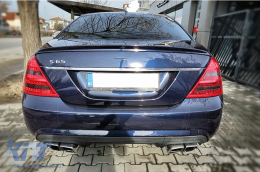 Endrohre Auspuffblenden für Mercedes CLS SL SLK W204 W211 W221 W219 R171 W212 E63 C63-image-6127602