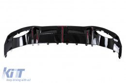 Endrohre Luftdiffusor Stoßstangendiffusor für Audi A3 8Y Limousine S-Line S3 2020--image-6104736