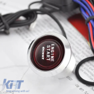 Engine Start / Stop Pivot Illumi Starter 12V Led Red-image-6310808