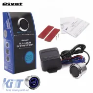 Engine Start / Stop Pivot Illumi Starter 12V Led Blue-image-6310828