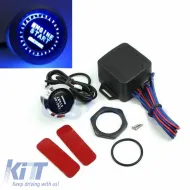 Engine Start / Stop Pivot Illumi Starter 12V Led Blue-image-6310833