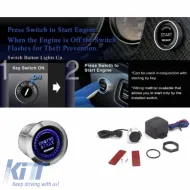 Engine Start / Stop Pivot Illumi Starter 12V Led Blue-image-6311704