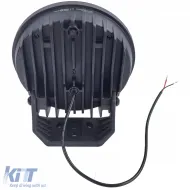 Ensemble de 2 pièces PHARES AUXILIAIRES LED HELLA VALUEFIT avec lame noire pour feux de route ronds de 9˝ légaux-image-6207629
