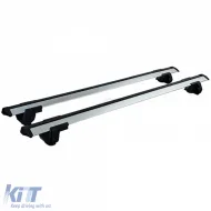 Ensemble de barres transversales en aluminium adapté pour barres de toit pour Ford Ranger T6 T7 T8 2012-2022-image-6208347