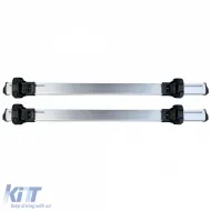 Ensemble de barres transversales en aluminium adapté pour barres de toit pour Ford Ranger T6 T7 T8 2012-2022-image-6208351