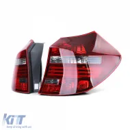 Ensemble de feux arrière Black Smoke adapté pour BMW Série 1 E81 E87 07-12-image-6195904