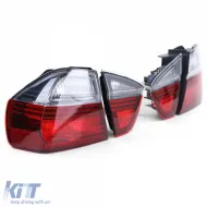 Ensemble de feux arrière Blackline adapté pour BMW Série 3 E90 Sedan 05-08-image-6197852