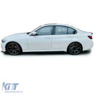 Ensemble de garnitures Shadow Line noir brillant adapté pour BMW Série 3 G20 à partir de 2019-image-6208223