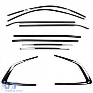 Ensemble de garnitures Shadow Line noir brillant adapté pour BMW X3 G01 à partir de 2017-image-6209758