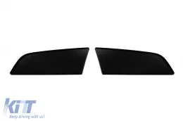 Ensemble de grille avec bouchons ACC pour feux diurnes pour pare-chocs avant W12 adapté pour Audi A8 2009-2017 avec garniture chromée-image-6162846