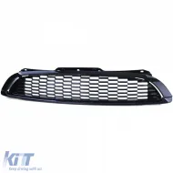 Ensemble de grille de radiateur 3 pièces noir brillant adapté pour Mini One Cooper JCW R56 R57 R58 R59-image-6197275