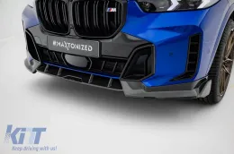 Ensemble de splitters en fibre de carbone prepreg Maxton Design adapté pour BMW X5 M-Pack G05 Facelift après 2023-image-6144597