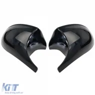 Ersatz-Spiegelkappen in glänzendem Schwarz, geeignet für BMW 3er E90 E91 Vorfacelift-image-6204864