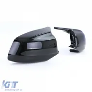 Ersatz Sport-Spiegelkappen in Hochglanzschwarz geeignet für BMW 5er F10 F11 2010-2013-image-6191867