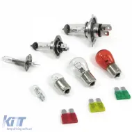 Ersatzlampen-Set H1 H4 H7 10-teilig, Sicherungskasten geeignet für Fahrzeug 12V-image-6197784