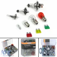 Ersatzlampen-Set H1 H4 H7 10-teilig, Sicherungskasten geeignet für Fahrzeug 12V-image-6197789