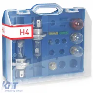 Ersatzlampenbox mit Sicherungen Lampenset H4 P21 10-teilig geeignet für Fahrzeug 12V-image-6197942
