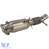 Ersatzrohr aus rostfreiem Stahl für den Motorsport, geeignet für BMW 5er F10 F11 N20 520i 528i-image-6206785