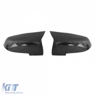 Ersatzspiegelkappen Carbon-Look geeignet für BMW 3er F30 F31 F34 2011-2020-image-6194367