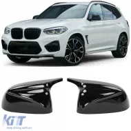 image-49-Ersatzspiegelkappen glänzend schwarz geeignet für BMW X3 G08 X4 G02