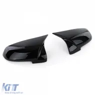 Ersatzspiegelkappen glänzend schwarz geeignet für BMW F10 F11 F06 F012 F13 F01 F02-image-6278125