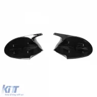 Ersatzspiegelkappen in glänzendem Schwarz, geeignet für BMW E81 E82 E87 E88 Vor-Facelift-image-6206831