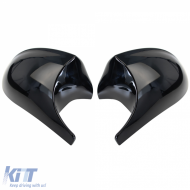 Ersatzspiegelkappen in glänzendem Schwarz, geeignet für BMW E81 E82 E87 E88 Vor-Facelift-image-6206832