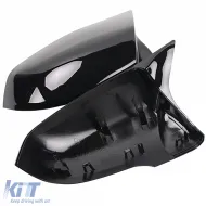 Ersatzspiegelkappen in glänzendem Schwarz geeignet für BMW F40 F52 X1 F48 X2 F39 Z4 G29-image-6206840