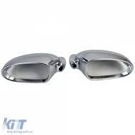 Ersatzspiegelkappen-Set im Aluminium-Look geeignet für VW Golf 5 2003-2009-image-6205811