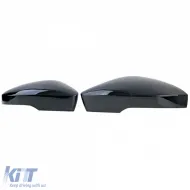 Ersatzspiegelkappen-Set in glänzendem Schwarz, geeignet für Skoda Octavia 5E 2012-2020-image-6277980